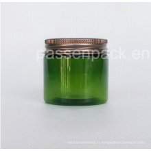 Pot de crème en plastique 50 ml coloré (vert transparent)